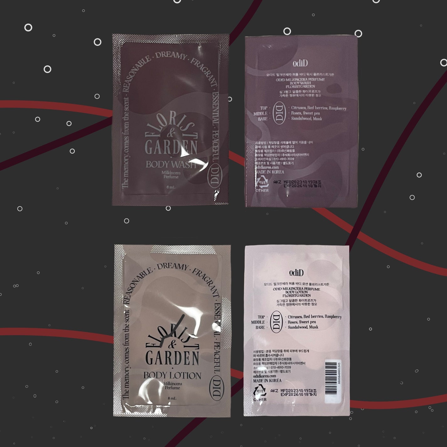 ミルクインセラ パフュームボディウォッシュ (フローリストガーデン)/odiD/ボディソープを使ったクチコミ(2枚目)