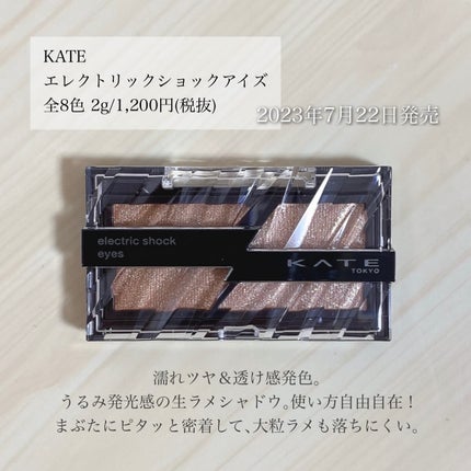 エレクトリックショックアイズ /KATE/アイシャドウパレットを使ったクチコミ(2枚目)
