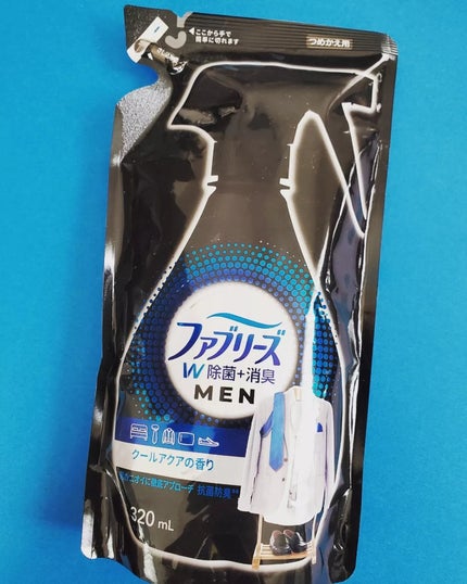 ファブリーズ ファブリーズメン 除菌消臭スプレー 布用 クールアクアの香りのクチコミ「スプレーするだけで消臭・抗菌防臭&除菌
✼••┈┈••✼••┈┈••✼••┈┈••✼••┈┈•.....」(1枚目)
