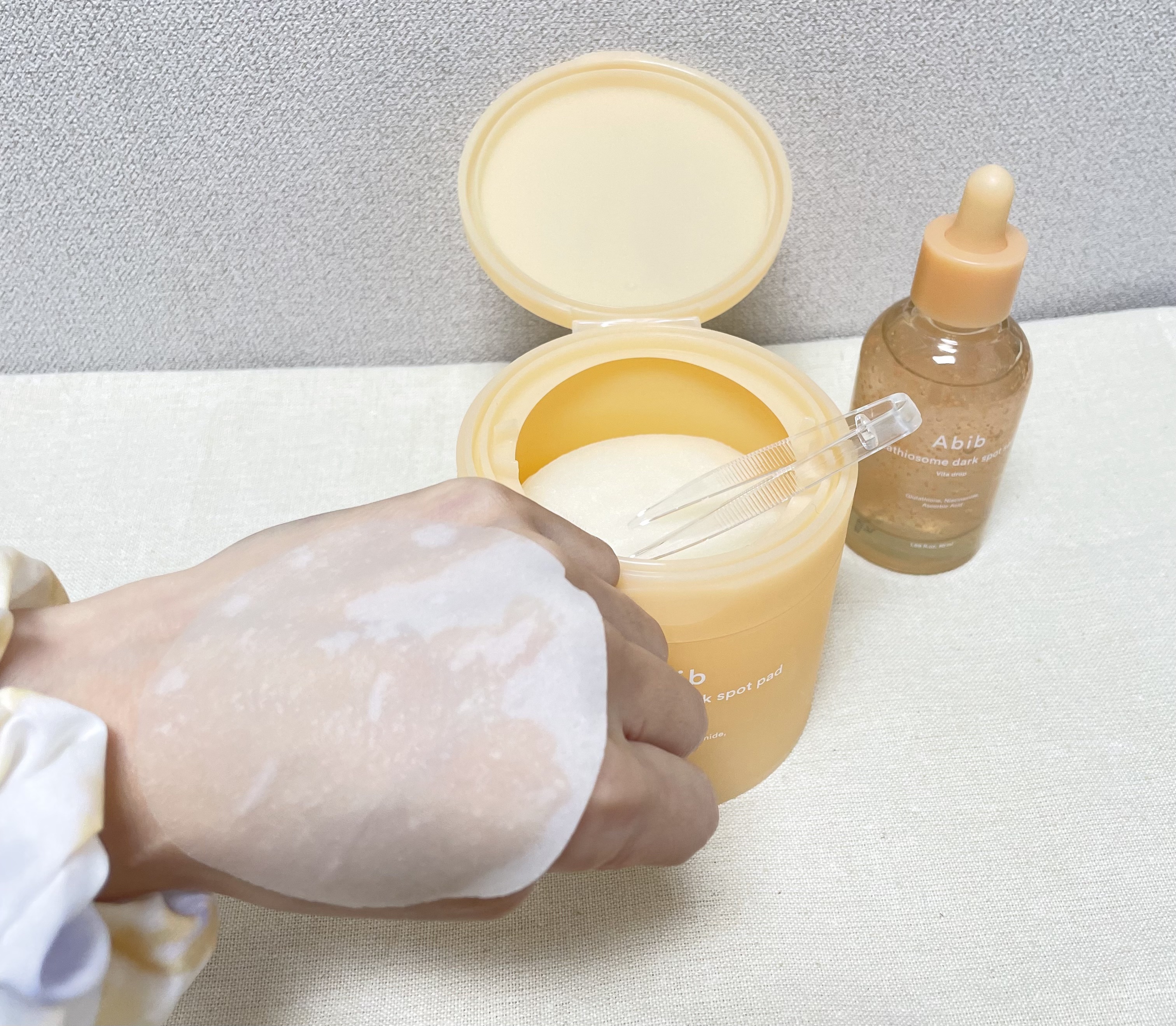 グルタチオンソームダークスポットセラムビタドロップ/Abib /美容液を使ったクチコミ（3枚目）