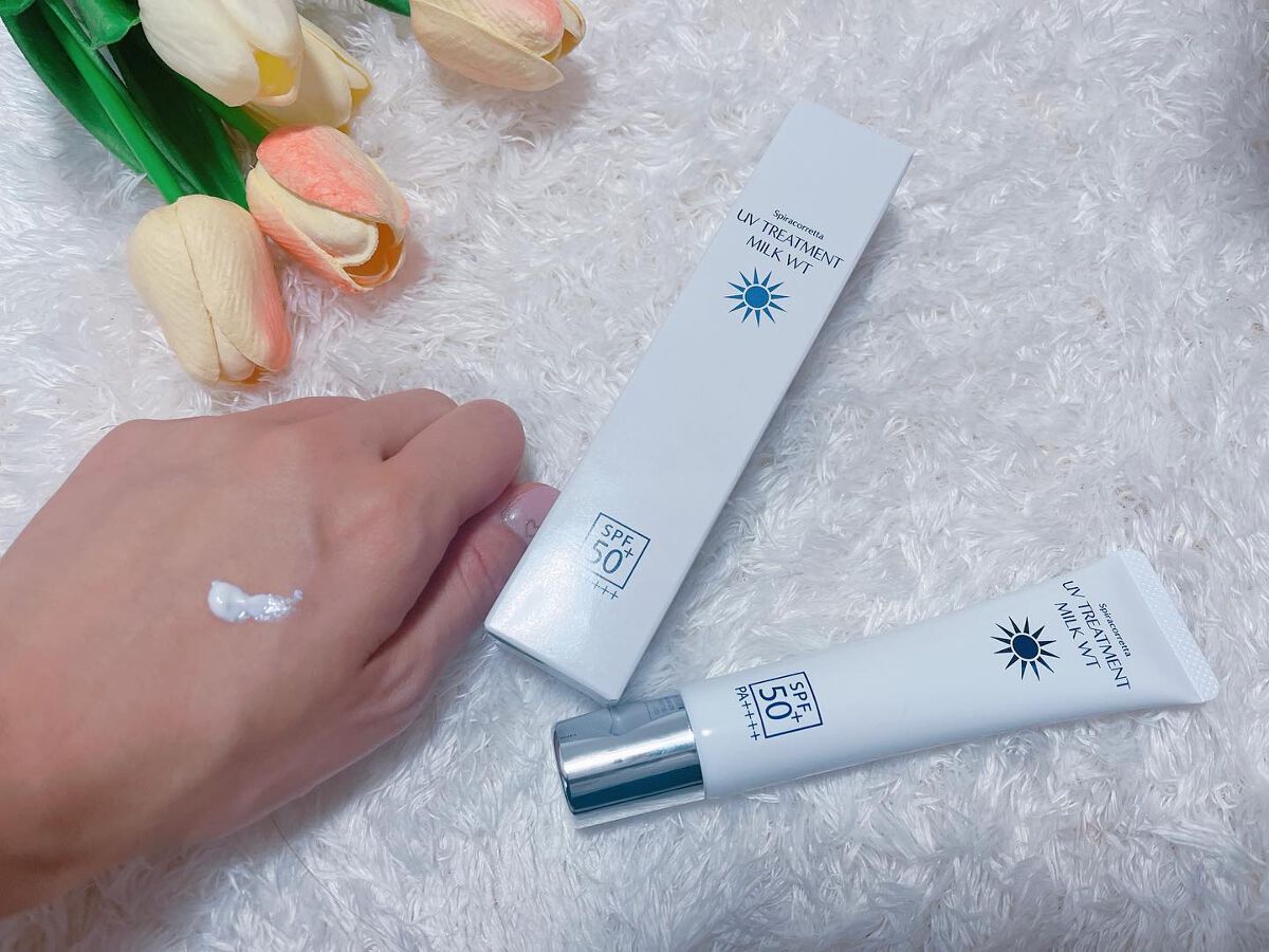 スピラコレッタ UVトリートメントミルクWTSP /日本ライフ製薬/化粧下地を使ったクチコミ(2枚目)