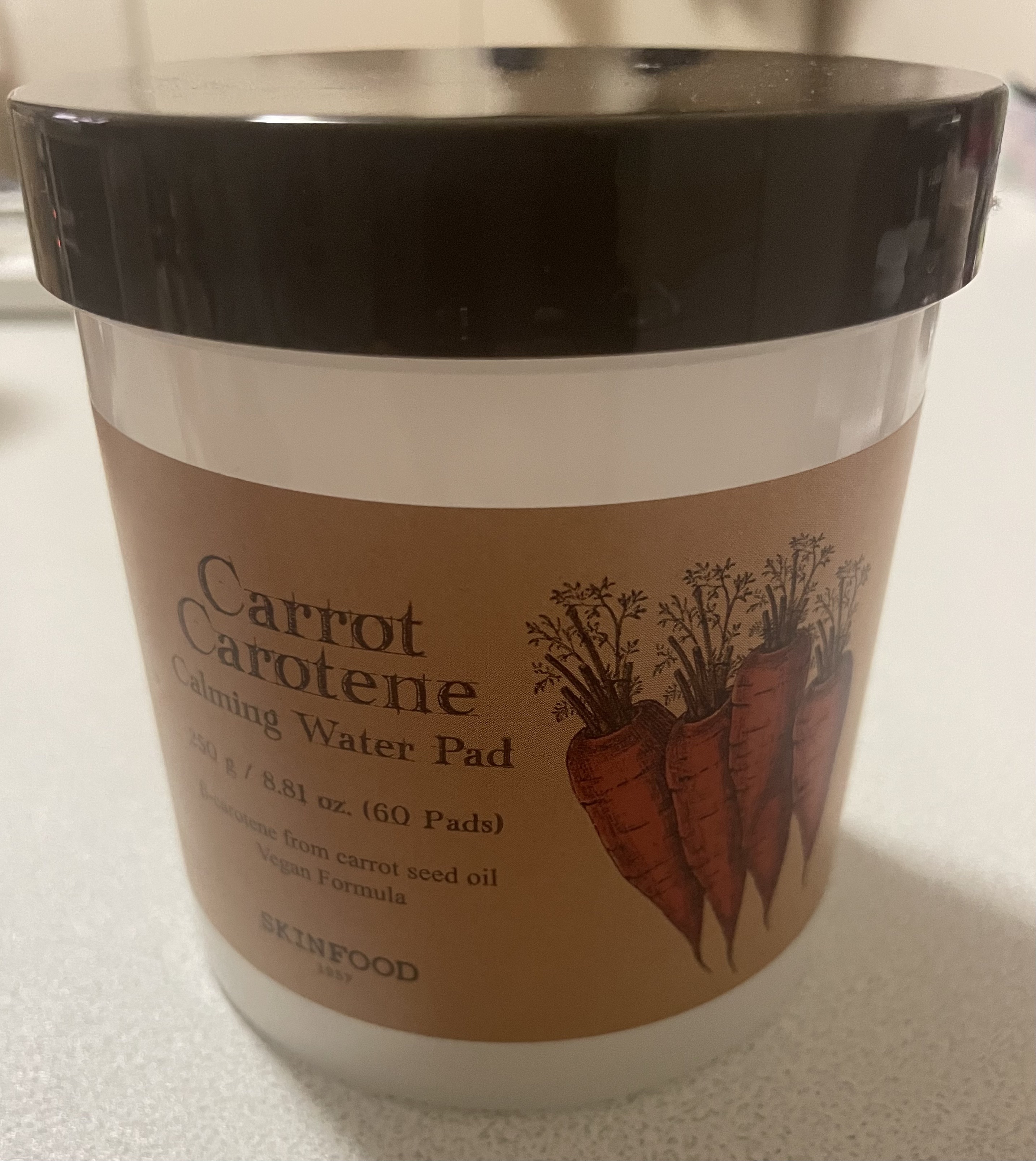 キャロットカロテン カーミングウォーターパッド/SKINFOOD/トナーパッドを使ったクチコミ（1枚目）