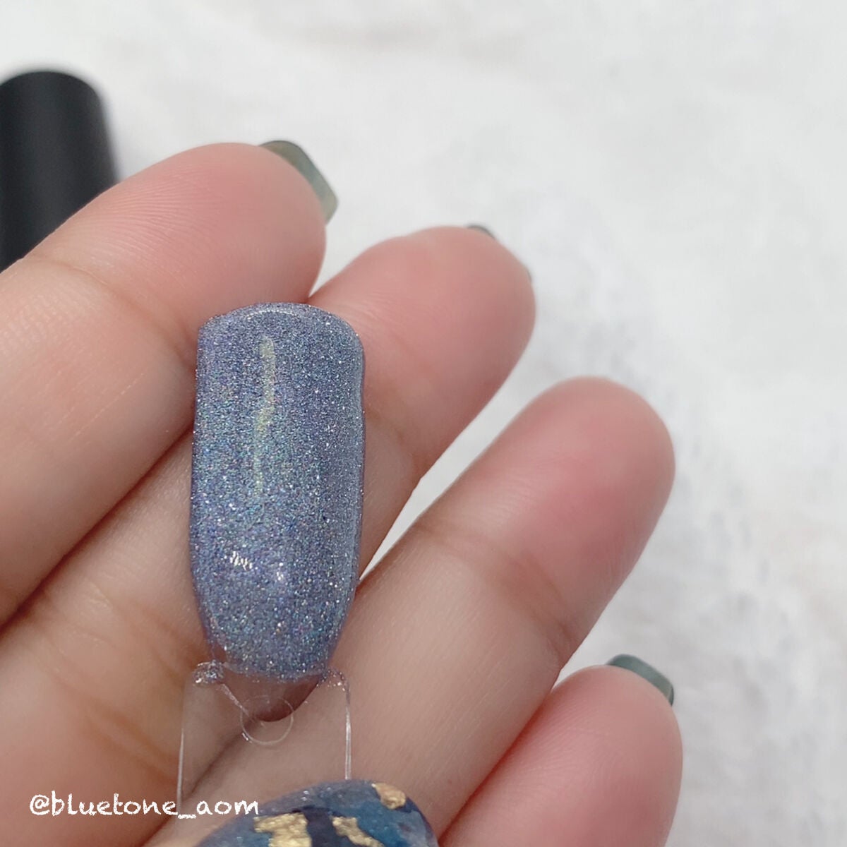 プレミアムフラッシュマグネットジェル/ネイル工房/ジェルネイルを使ったクチコミ(3枚目)