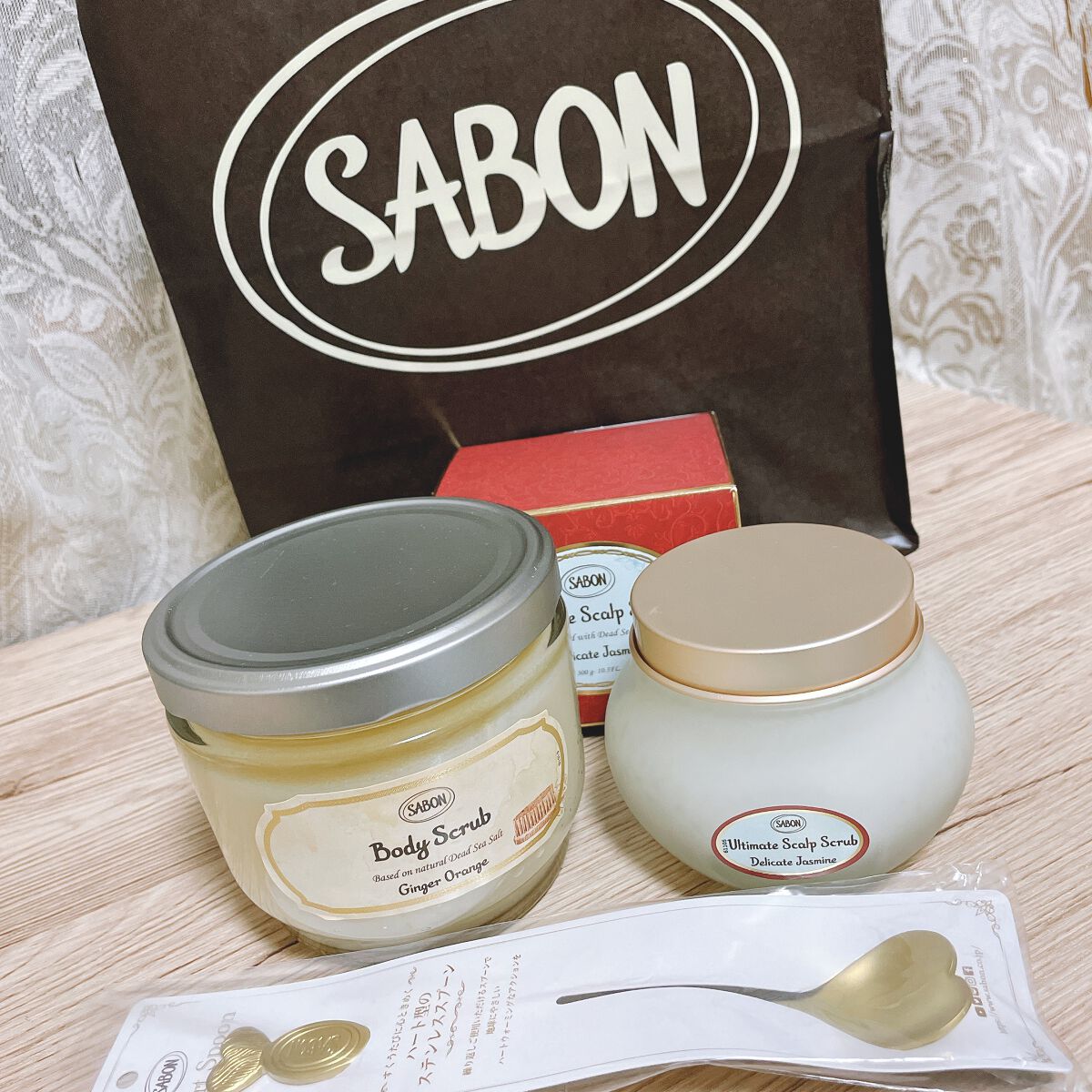 ボディスクラブ ジンジャー・オレンジ 600g/SABON/ボディスクラブを使ったクチコミ（1枚目）