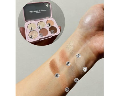 ソープパレット/BLESSED MOON/アイシャドウパレットを使ったクチコミ(4枚目)