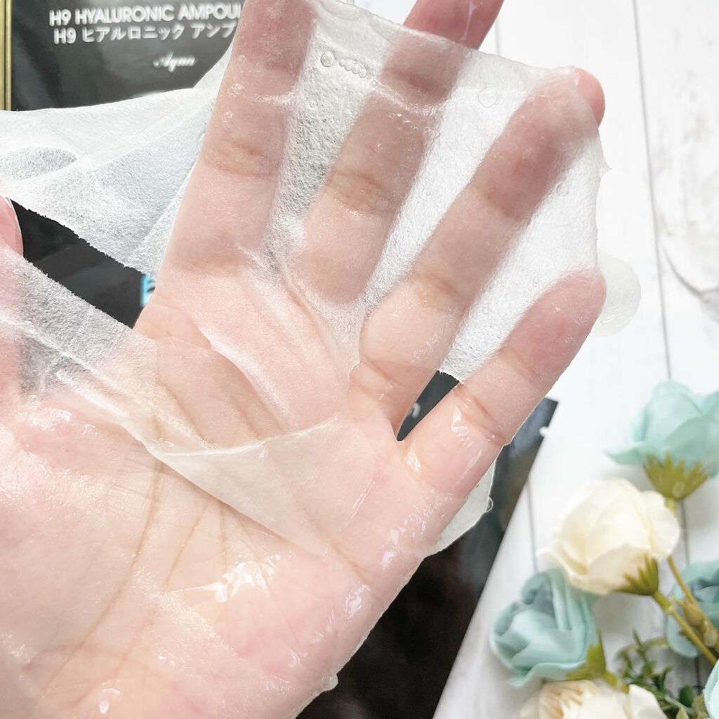 H9 ヒアルロニック アンプルマスク/JMsolution/シートマスク・パックを使ったクチコミ（3枚目）