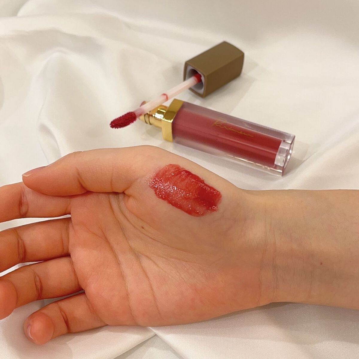 ミューテッドシアーティント/Ririmew/リップティントを使ったクチコミ（3枚目）