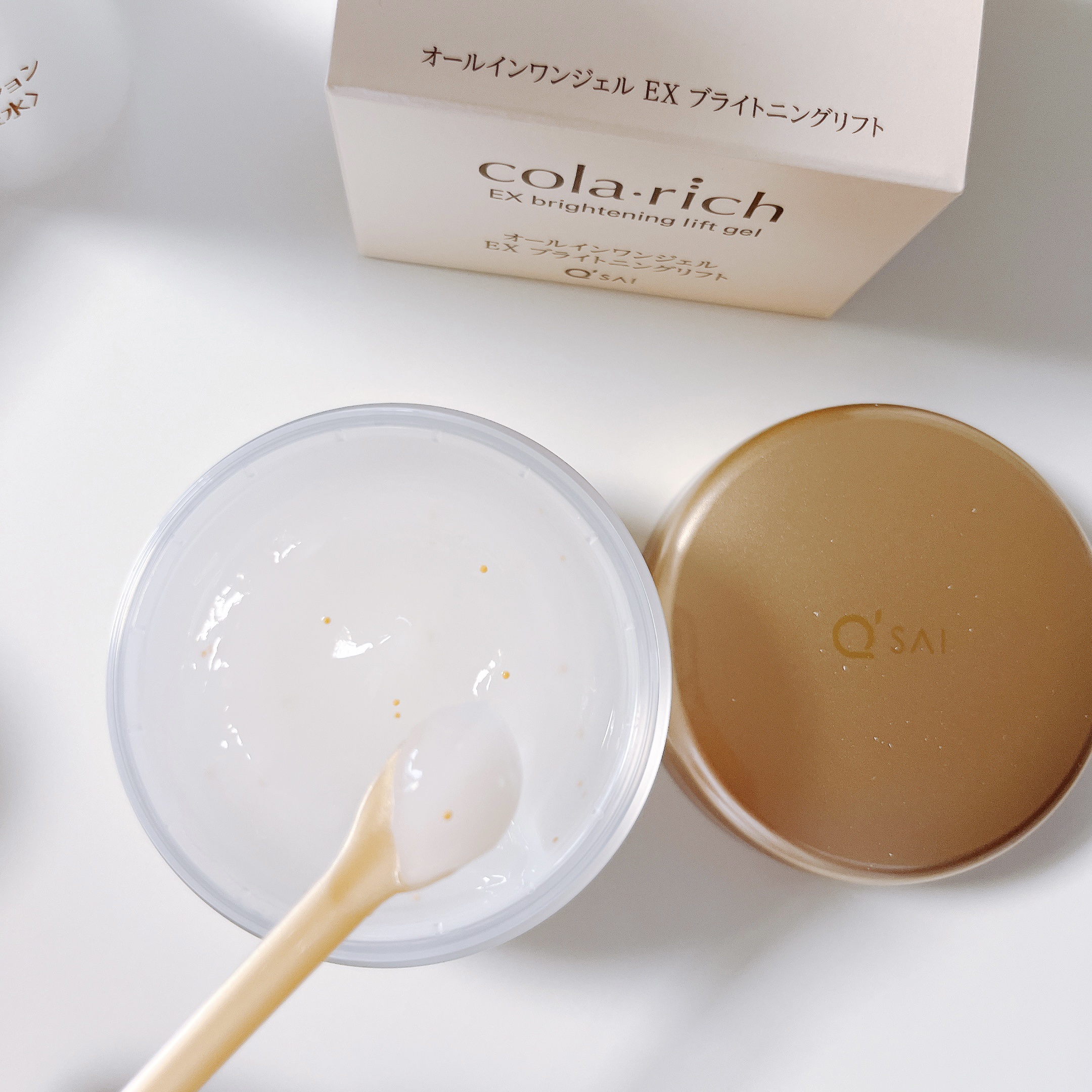 EX ブライトニングリフトジェル/コラリッチ/オールインワン化粧品を使ったクチコミ（2枚目）