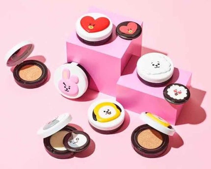 BT21×VT Cosmetic リアルウェア ウォーター クッション/VT/クッションファンデーションを使ったクチコミ(2枚目)
