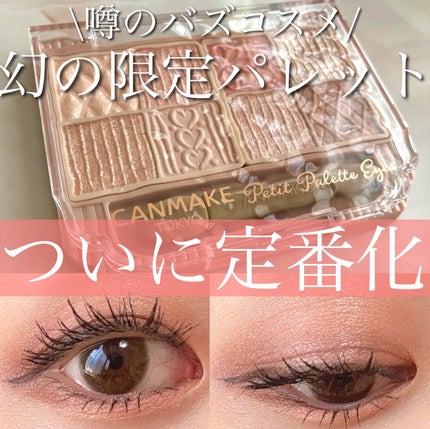 プティパレットアイズ/キャンメイク/パウダーアイシャドウを使ったクチコミ(1枚目)
