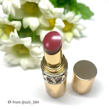 ルージュ ヴォリュプテ シャイン/YVES SAINT LAURENT BEAUTE/口紅を使ったクチコミ(4枚目)