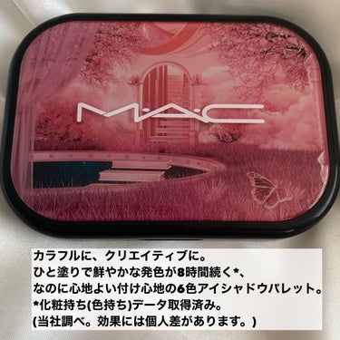 コネクト イン カラー アイシャドウ パレット × 6 ローズ レンズ/M・A・C/アイシャドウパレットを使ったクチコミ（2枚目）