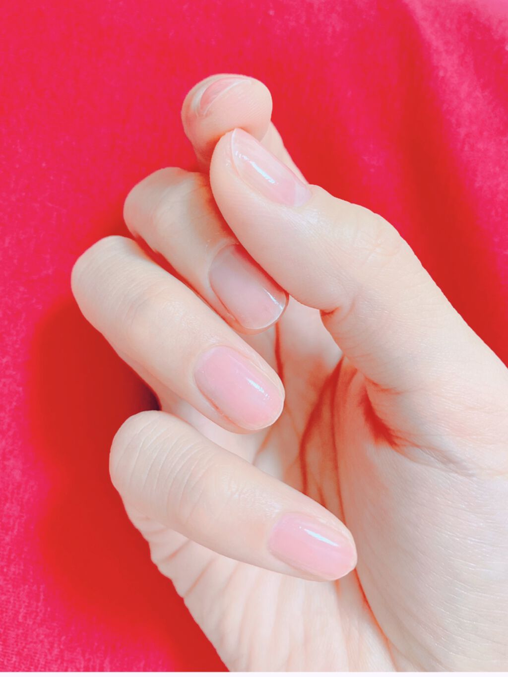 グロッシーコート/スキューズミー/オールインワンネイルを使ったクチコミ(1枚目)