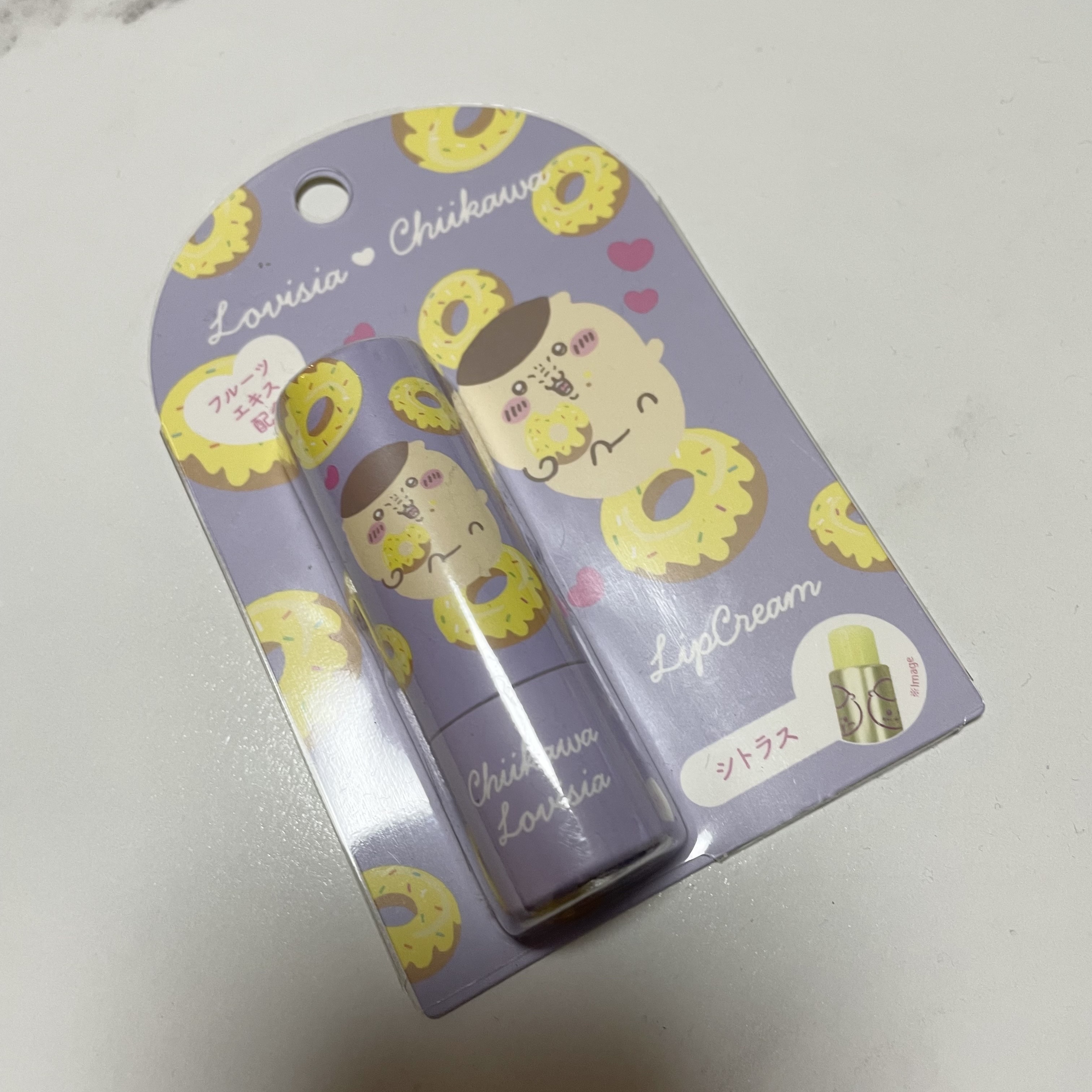 ちいかわ大集合リップクリーム/ラヴィジア/リップクリームを使ったクチコミ（1枚目）
