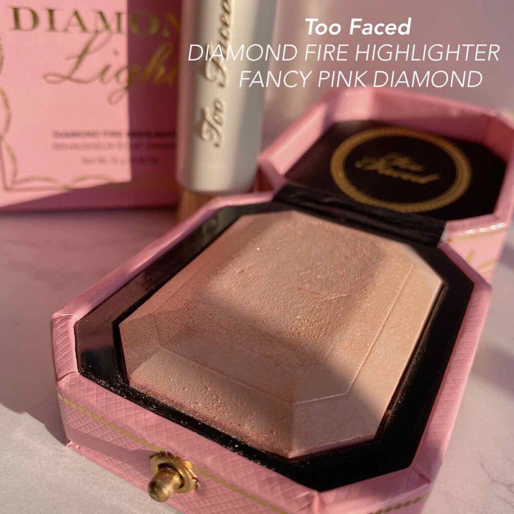 ダイヤモンドライト マルチユース ハイライター ファンシー ピンク/Too Faced/パウダーハイライトを使ったクチコミ（3枚目）