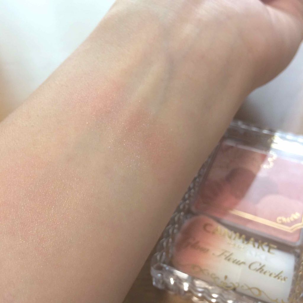 グロウフルールチークス/キャンメイク/パウダーチークを使ったクチコミ(2枚目)