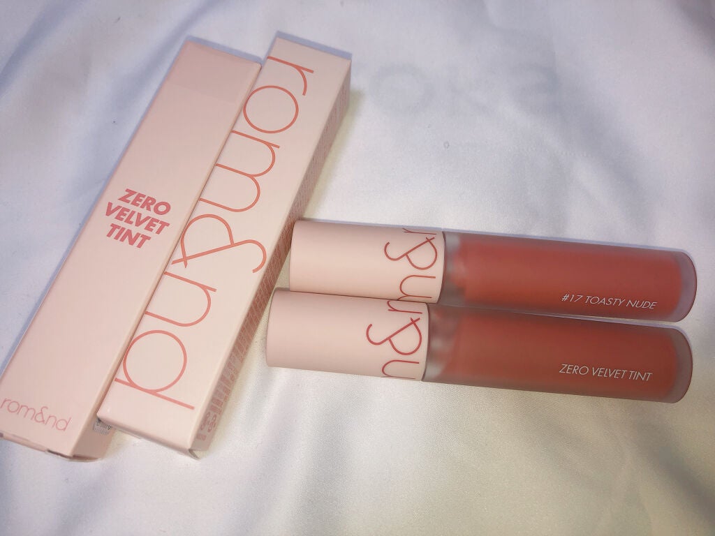 ゼロベルベットティント/rom&nd/リップティントを使ったクチコミ(1枚目)