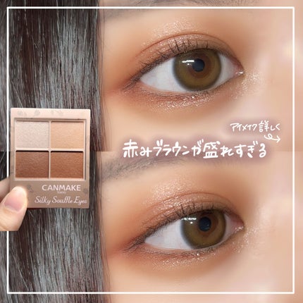 シルキースフレアイズ(マットタイプ)/キャンメイク/アイシャドウパレットを使ったクチコミ(1枚目)