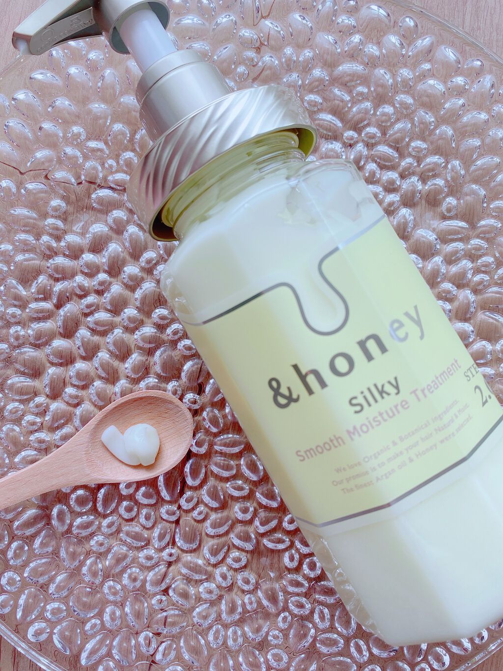 シルキー スムースモイスチャー シャンプー 1.0/ヘアトリートメント 2.0/&honey/市販シャンプーを使ったクチコミ(4枚目)