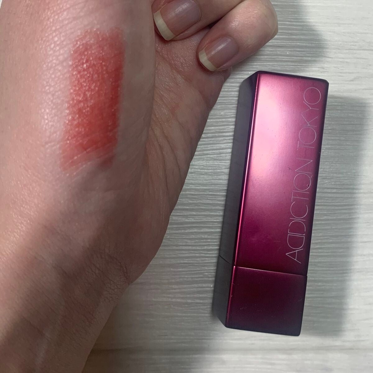 あち on LIPS 「アディクション ザ リップスティック シアー011BloodL..」(1枚目)