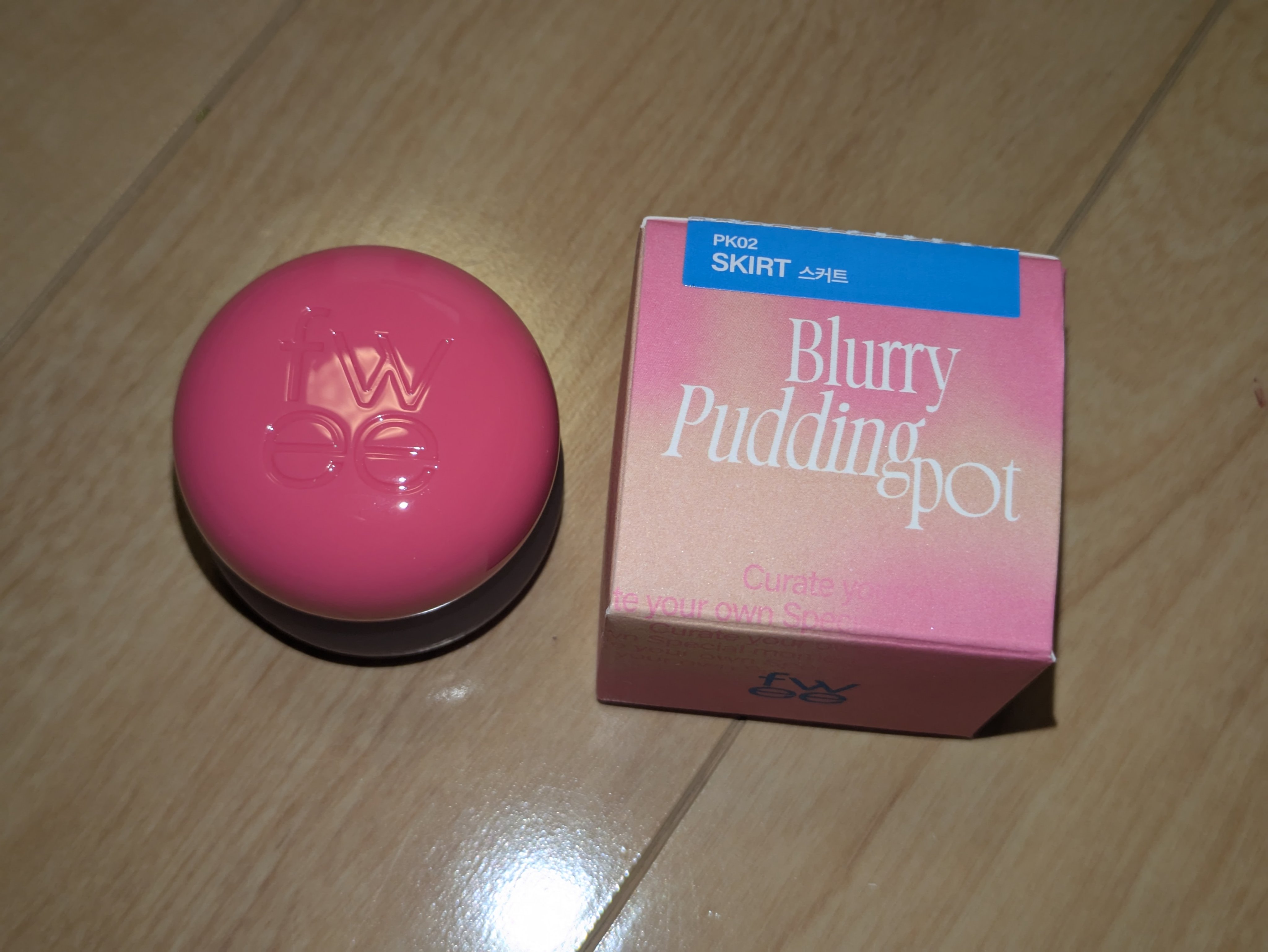 リップアンドチーク ブラーリープリンポット/fwee/口紅を使ったクチコミ（1枚目）