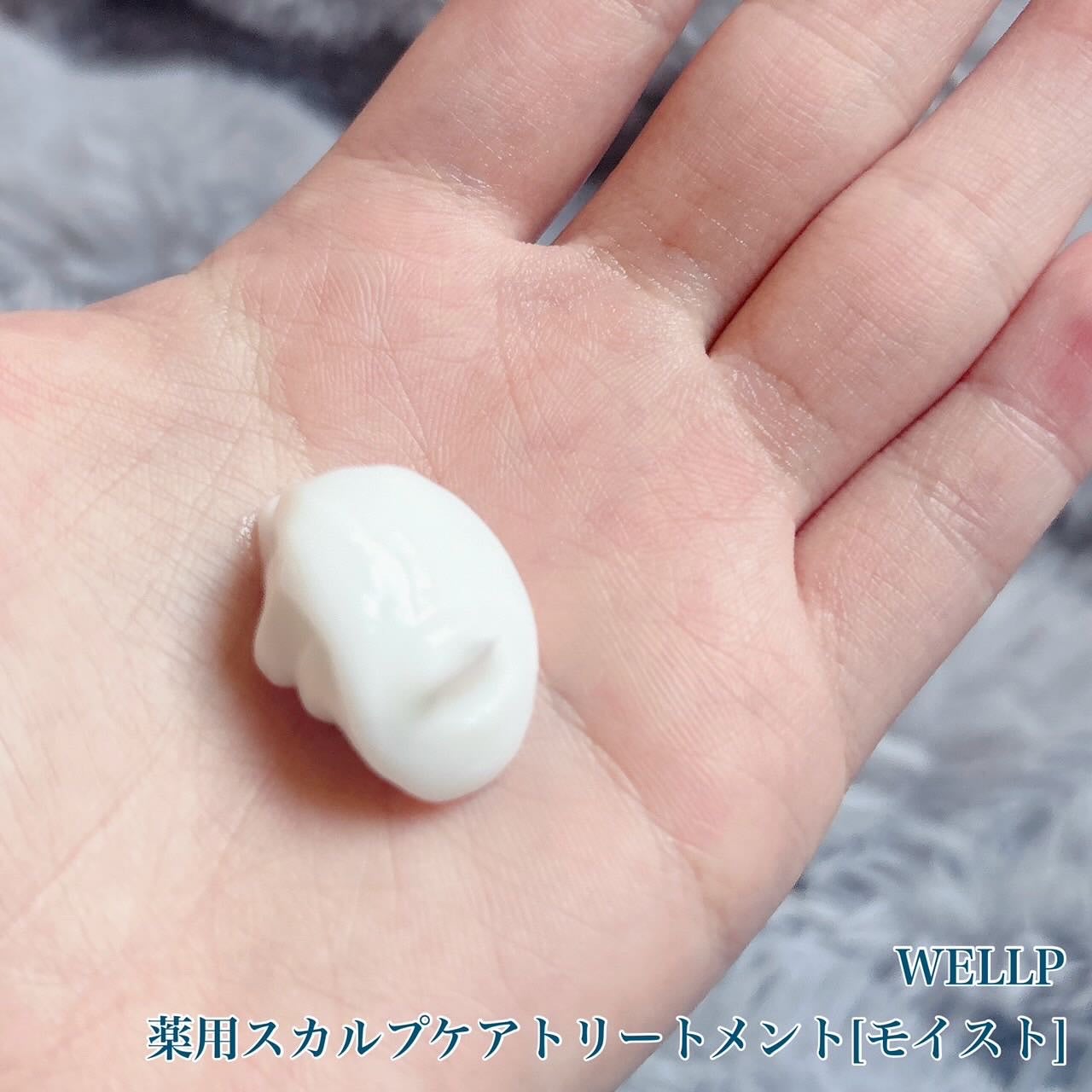 薬用スカルプケアシャンプー/トリートメント モイスト/WELLP/市販シャンプーを使ったクチコミ(4枚目)