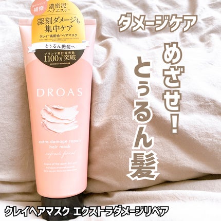 クレイヘアマスク エクストラダメージリペア/DROAS/ヘアマスク・ヘアパックを使ったクチコミ(3枚目)
