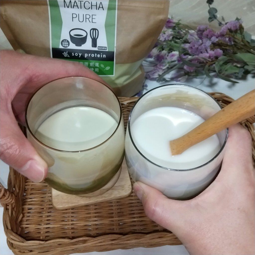 MATCHA PURE（プロテインパウダー）/ピュアパートナー/ソイプロテインを使ったクチコミ（3枚目）