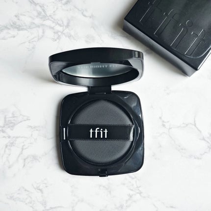 レイヤリングフィット グロークッションEX/TFIT/クッションファンデーションを使ったクチコミ(5枚目)