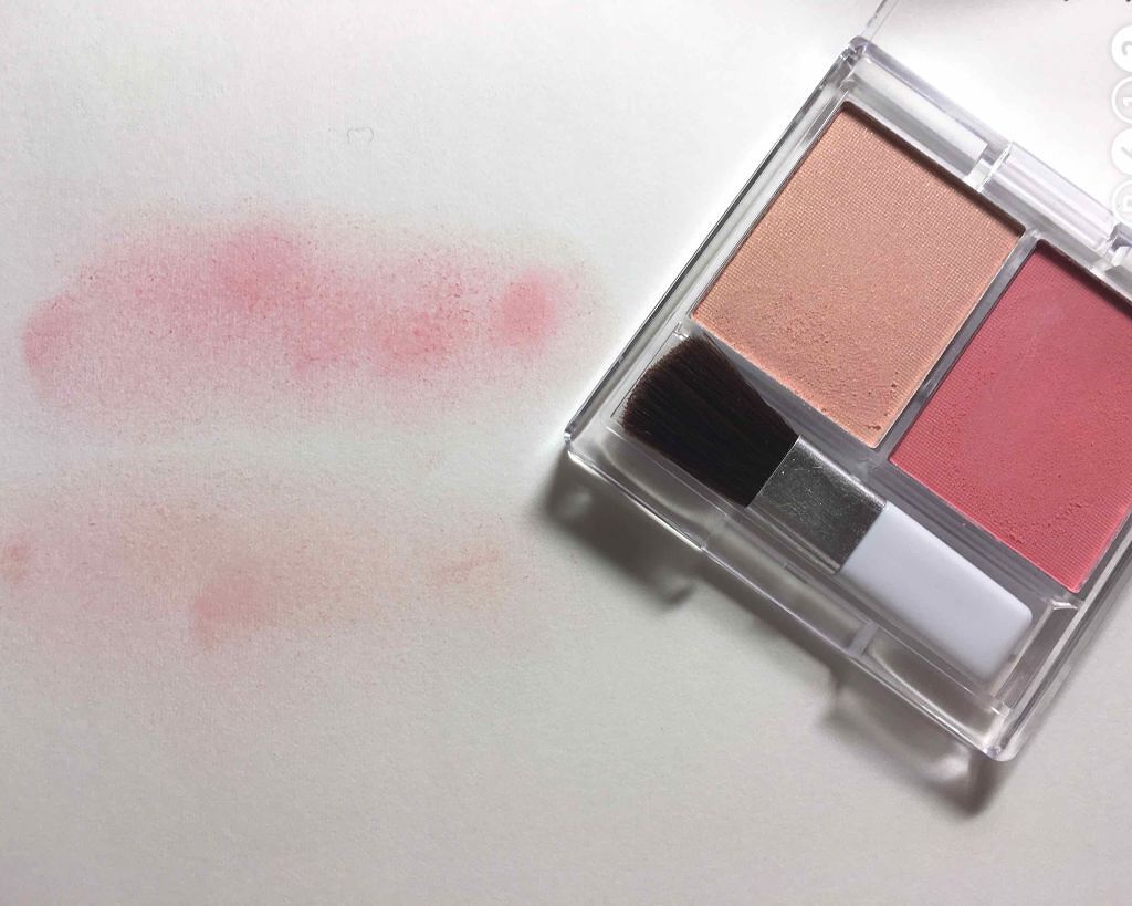 カンコレ チーク/DAISO/パウダーチークを使ったクチコミ（2枚目）