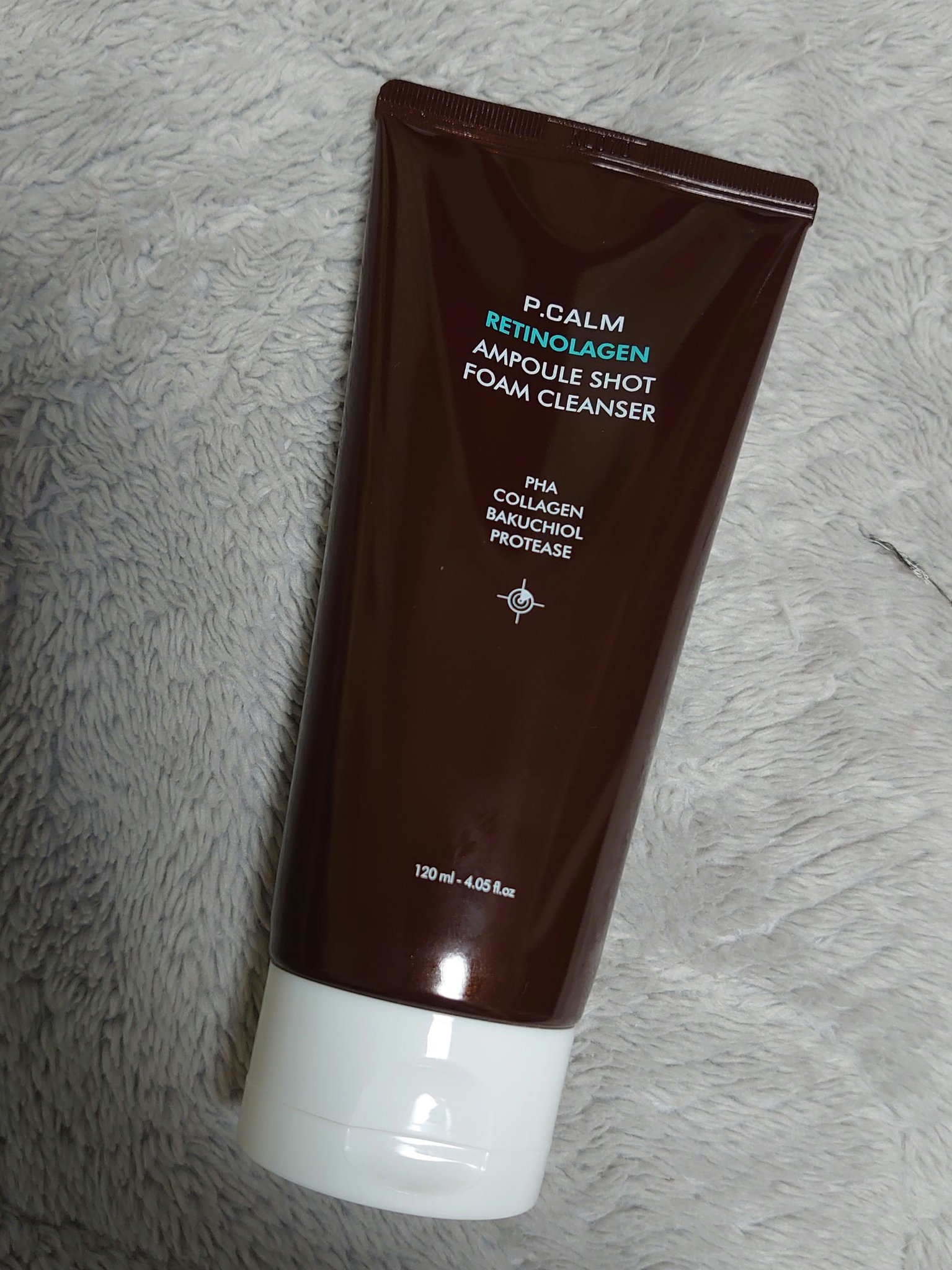 レチノーラゲンアンプルショット洗顔フォーム/P.CALM/洗顔フォームを使ったクチコミ（1枚目）
