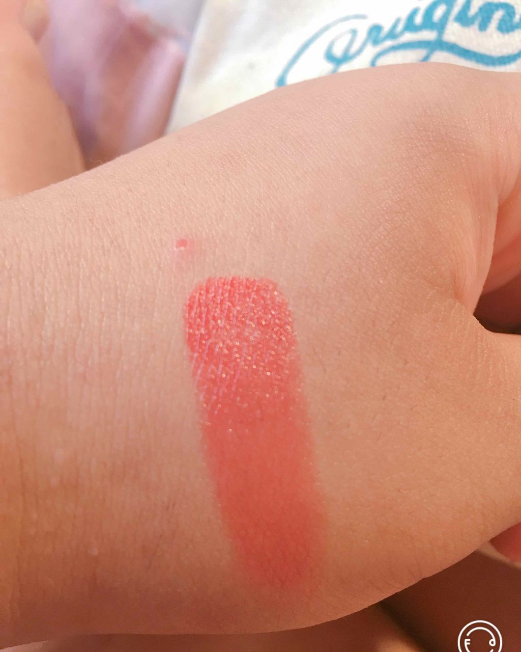 ラスティンググロスリップ/CEZANNE/口紅を使ったクチコミ（2枚目）