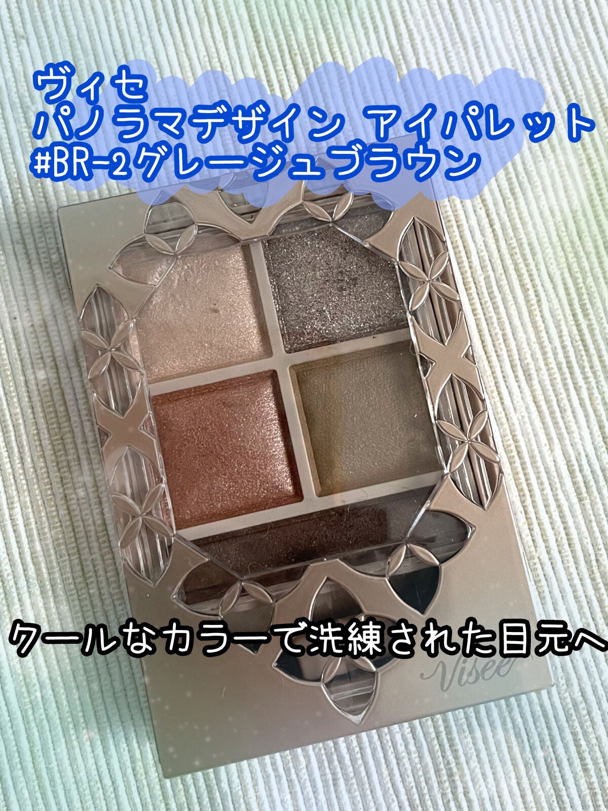 パノラマデザイン アイパレット/Visée/アイシャドウパレットを使ったクチコミ(1枚目)