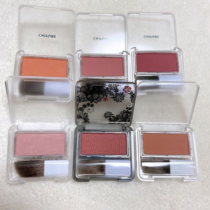 チーク カラー(ブラシ付)/ちふれ/パウダーチークを使ったクチコミ(2枚目)