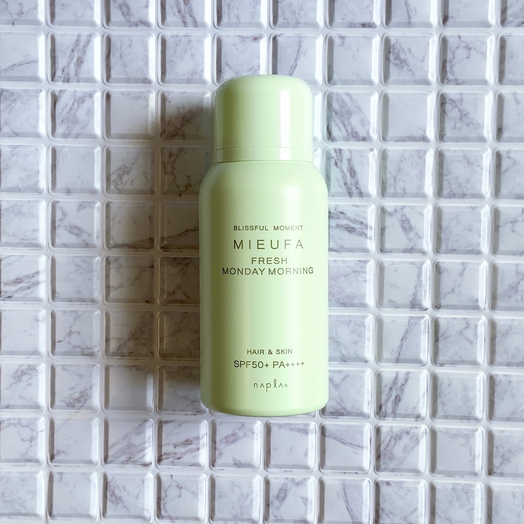 フレグランスUVスプレー　フレッシュマンデーモーニング/MIEUFA/日焼け止めミスト・スプレーを使ったクチコミ（3枚目）