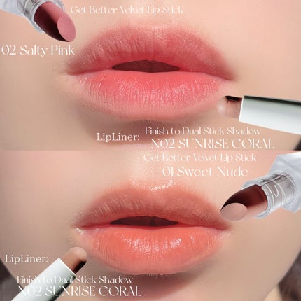 ゲットベターベルベットリップスティック/La.breeze/口紅を使ったクチコミ(9枚目)