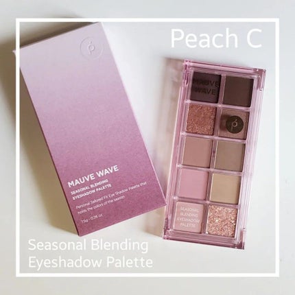 シーズナルブレンディングアイシャドウパレット/Peach C/アイシャドウパレットを使ったクチコミ(1枚目)