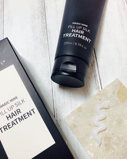 Magic Nine Fill Up Silk Hair Treatment/NINELESS/洗い流すヘアトリートメントを使ったクチコミ(4枚目)