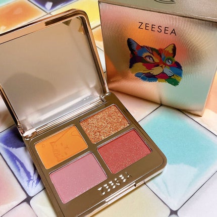 アニマルアイシャドウ(4シェード)/ZEESEA/アイシャドウパレットを使ったクチコミ(4枚目)