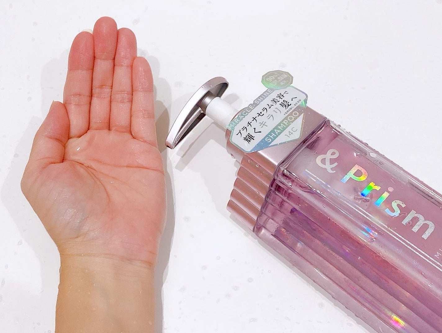 ミラクル シャイン シャンプー/ヘアトリートメント/&Prism/市販シャンプーを使ったクチコミ(2枚目)