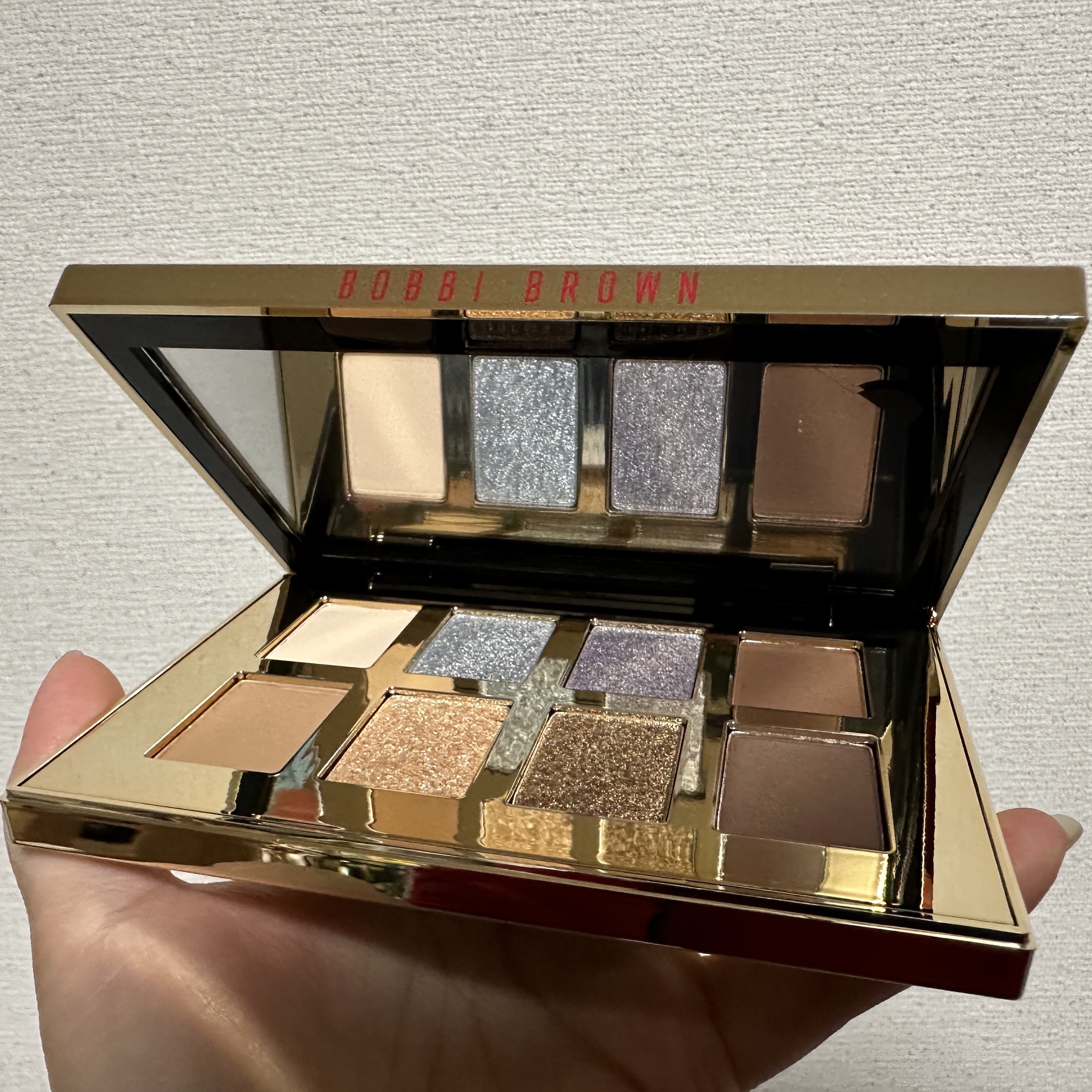 ドリーム グリーム アイシャドウ パレット/BOBBI BROWN/アイシャドウパレットを使ったクチコミ（3枚目）