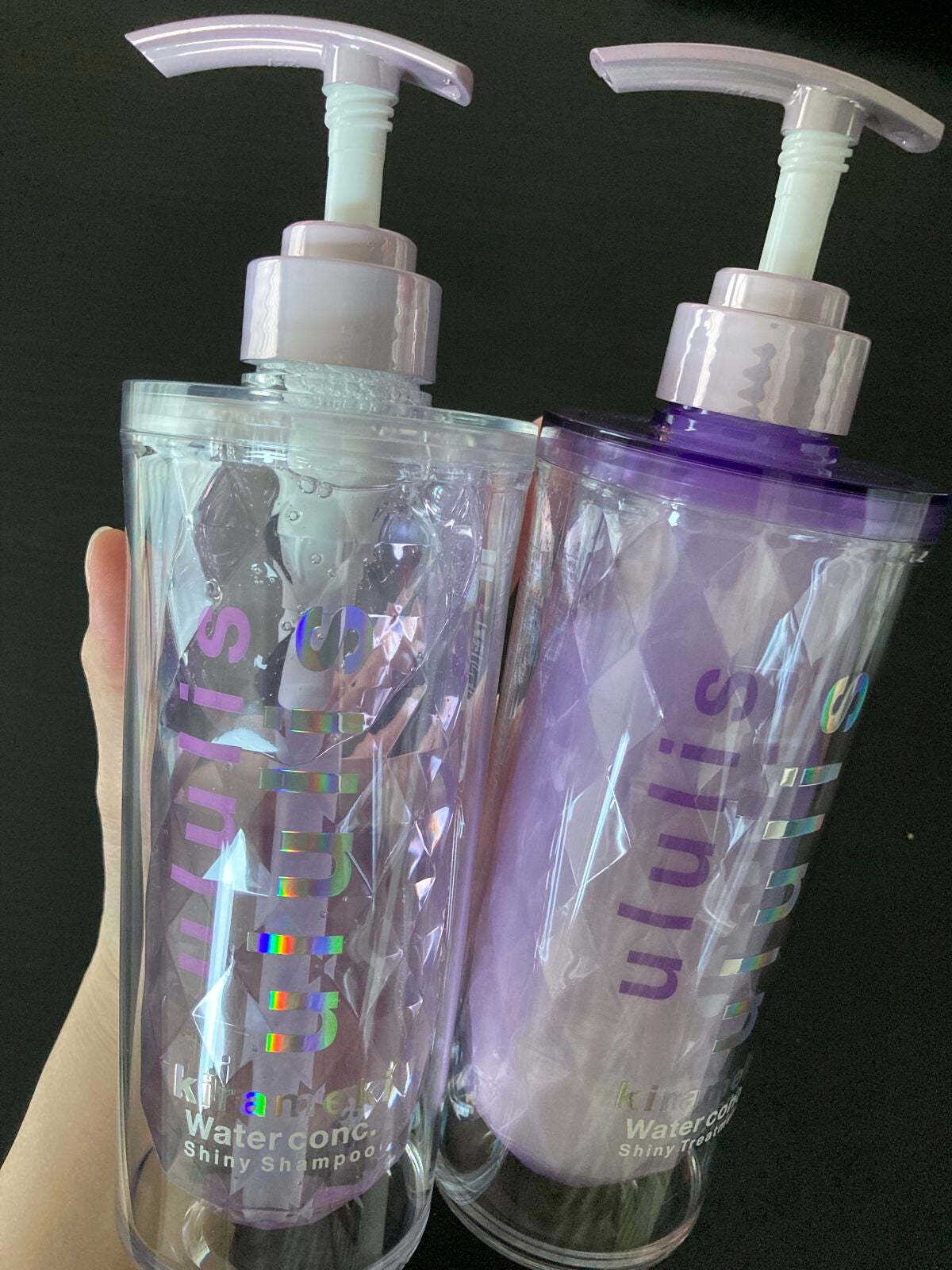 キラメキ ウォーターコンク シャイニー シャンプー/ヘアトリートメント/ululis/市販シャンプーを使ったクチコミ(1枚目)