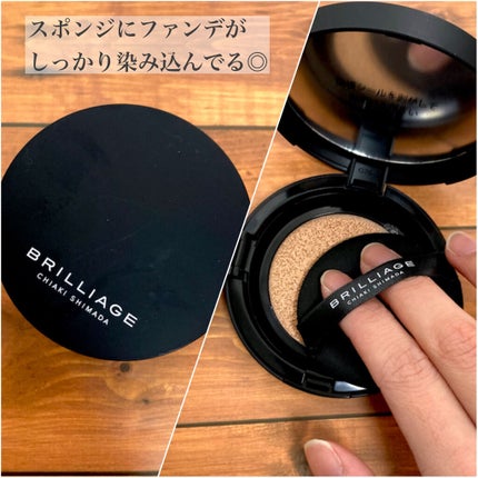クリエイターズ ロングウェア UV クッション/ブリリアージュ/クッションファンデーションを使ったクチコミ(4枚目)