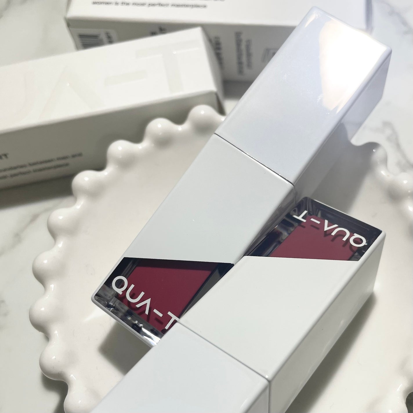 ザグラスタトゥーティント/QUA-T/リップティントを使ったクチコミ(5枚目)