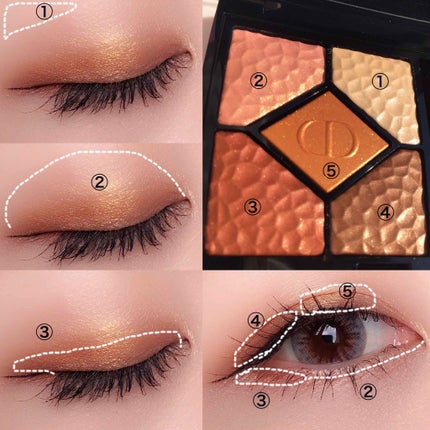 サンク クルール<ワイルド アース>/Dior/アイシャドウパレットを使ったクチコミ(4枚目)