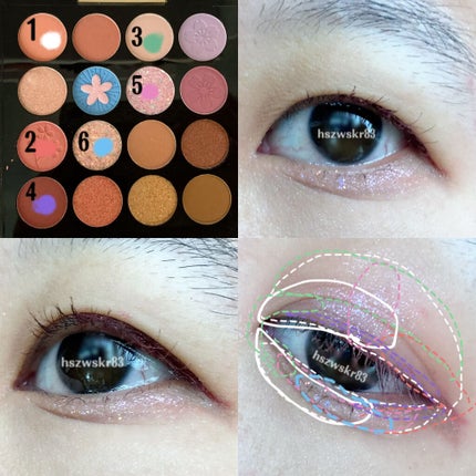 イメージ「マヤ」 アイシャドウパレット/ZEESEA/アイシャドウパレットを使ったクチコミ(5枚目)