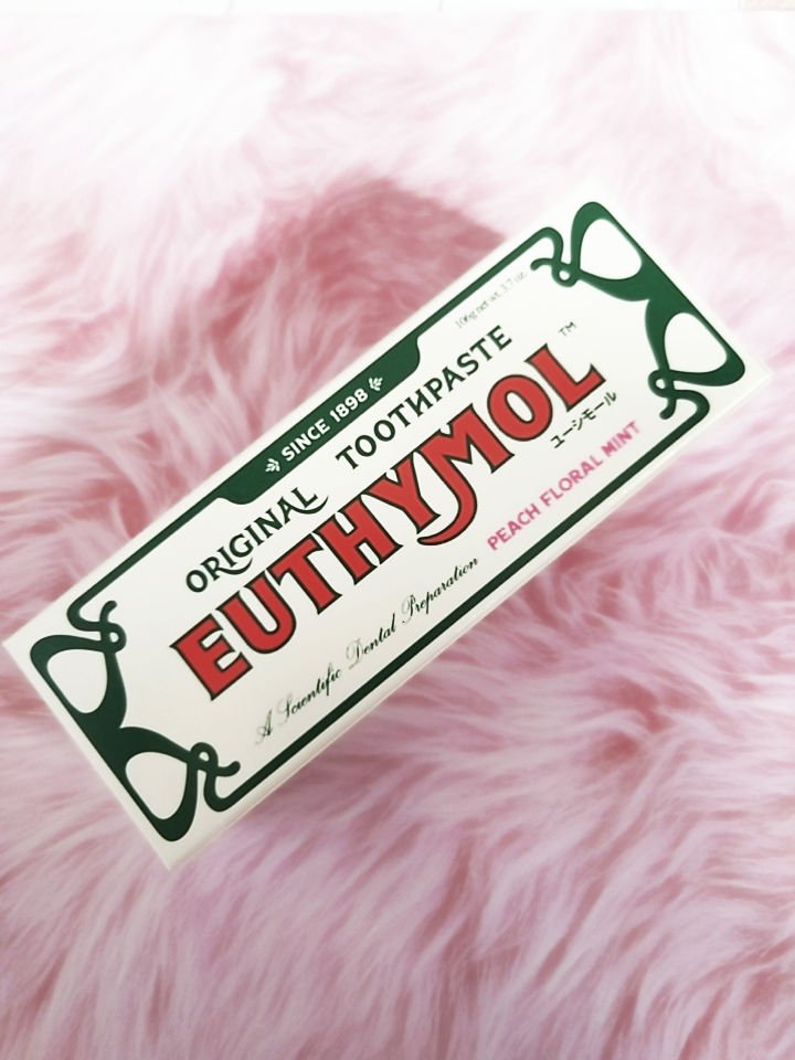 オリジナル歯磨き粉 PEACH FLORAL MINT/EUTHYMOL/歯磨き粉を使ったクチコミ（2枚目）