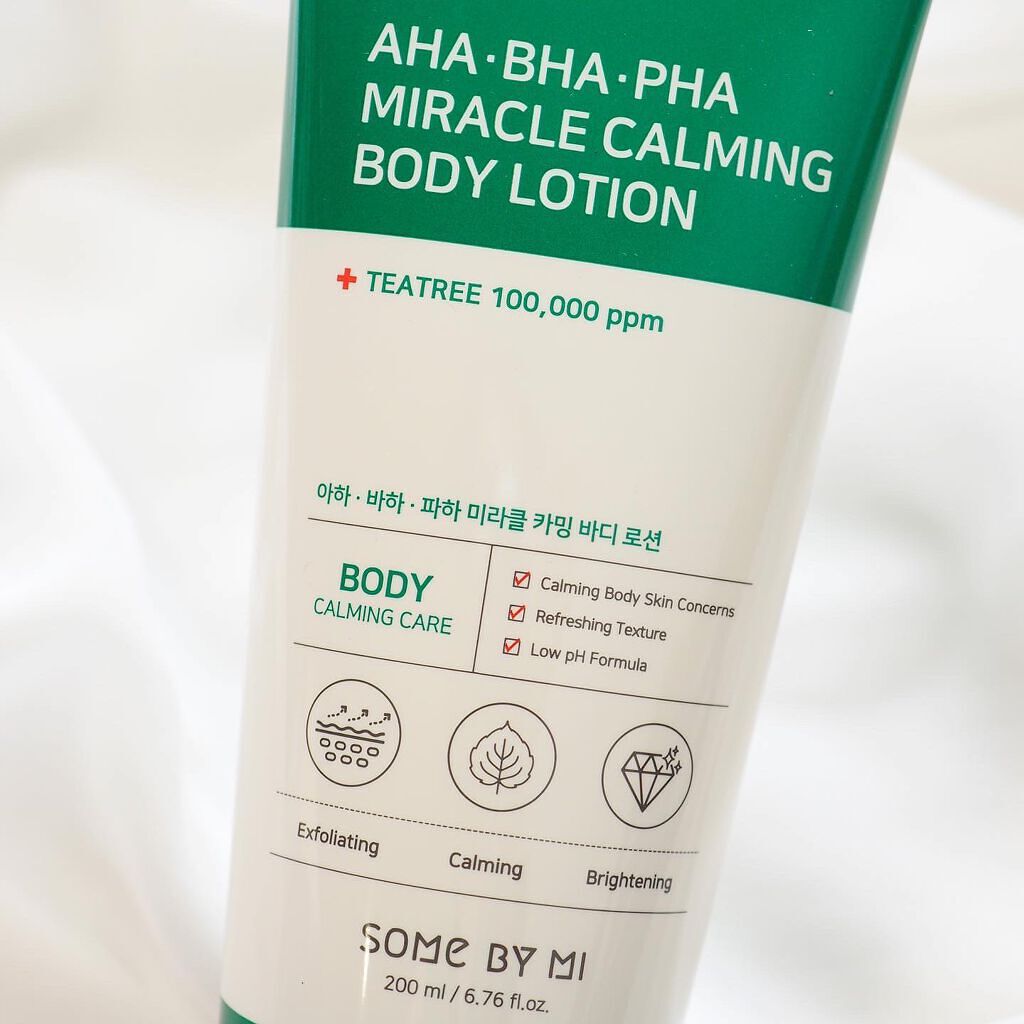 AHA.BHA.PHAミラクルカーミングボディローション /SOME BY MI/ボディローションを使ったクチコミ（2枚目）