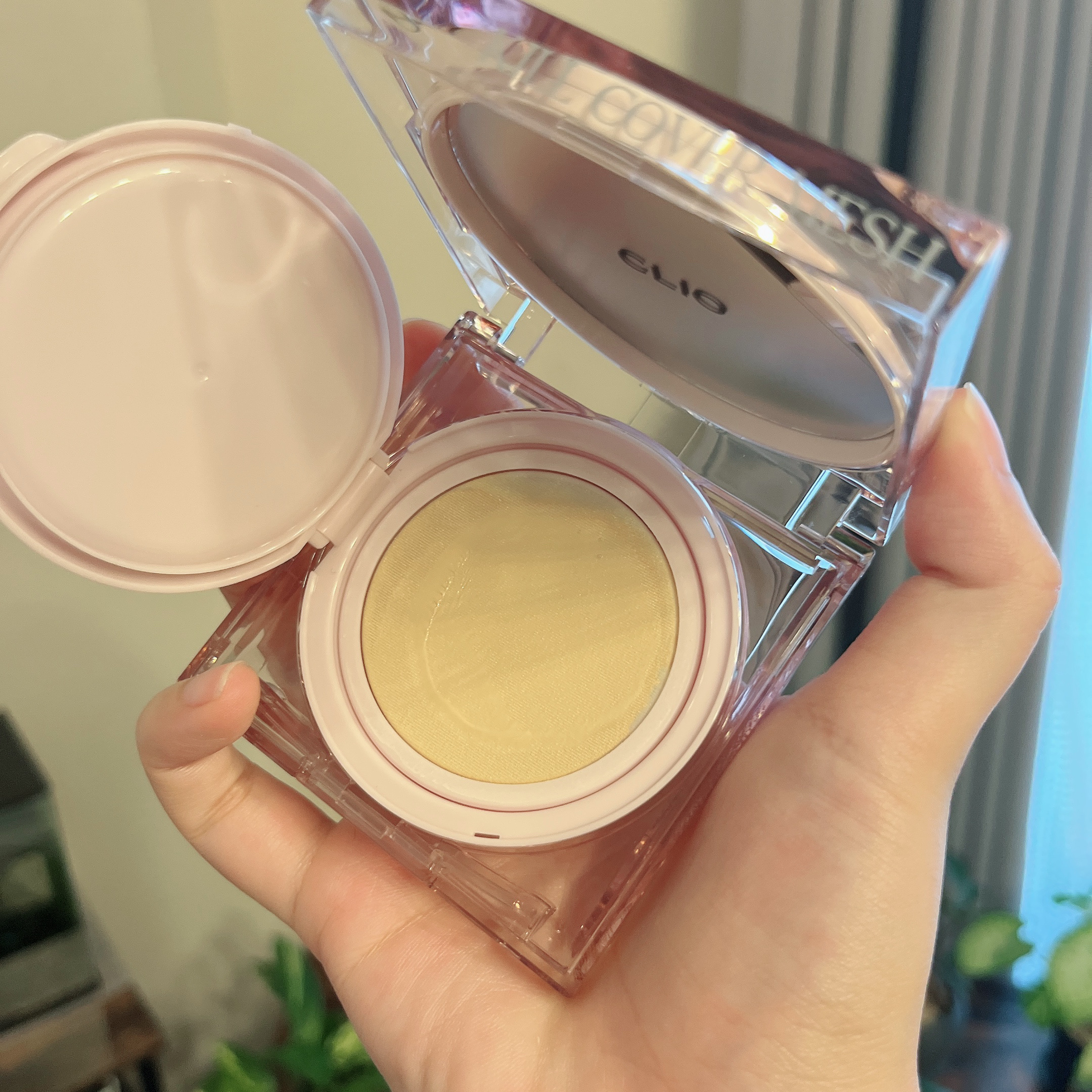 キル カバー メッシュ グロウ クッション 03 LINEN/CLIO/クッションファンデーションを使ったクチコミ（2枚目）