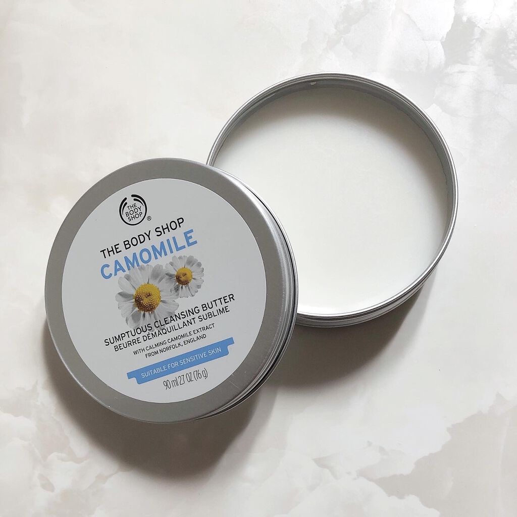 カモマイル サンプチュアス クレンジングバター/THE BODY SHOP/クレンジングバームを使ったクチコミ（2枚目）